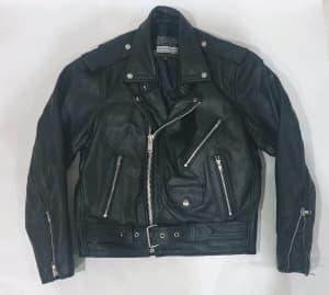 RJAYS Genuine Leather Ladies Size 38 Biker Jacket