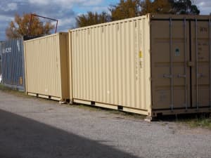 one trip 20x8 container lock box vents