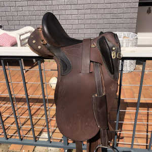northern rivers drafter saddle, horse pony 