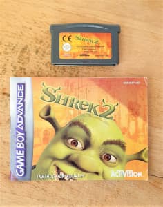 Shrek 2 Game for Nintendo Gameboy Advance. With manual