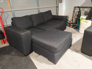 Five seater lounge suite with chaise