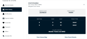2 x Concert Tickets - LIVE & INCUBUS April 14, 2024