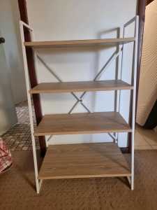 Shelves. esmbeled from a flat pack. either Ike or anyone. moved house 