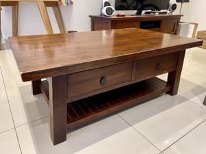 Solid hard wood coffee table
