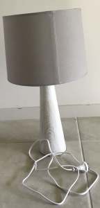 A PAIR OF BEDSIDE TABLE LAMPS