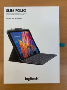 Case with integrated Bluetooth keyboard for iPad Air, Logitech