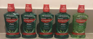 (Brand new sealed) Colgate Plax mouthwash 500ml x 5