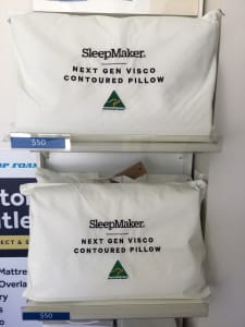Clearance - visco memory foam pillows