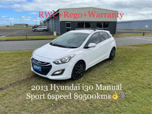 2013 Hyundai i30 Manual Sport /🎁Rwc✔️Rego✔️Warranty✔️89500kms👌🏁