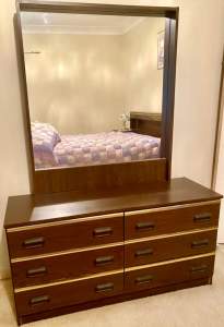 Bedroom suite - bedhead, side tables & dressing table