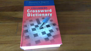 Hardcover Chambers Crossword Dictionary Deluxe Readers Digest Ed
