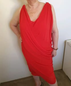 Tokay Boutique red dress size 16 $70