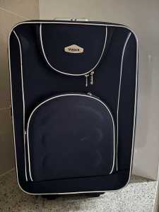 Vmark Navy Blue Suitcase Luggage Small