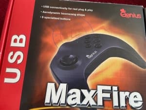 Genius MaxFire G-07 USB controller never used in box Burswood Victoria Park Area Preview