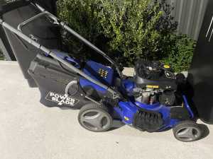 Power blade lawn mower