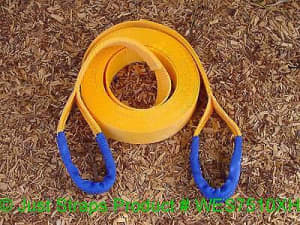 4WD RECOVERY WINCH STRAP E/HEAVY DUTY -75mm/10mm #WES7510XH