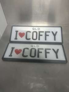 I ❤️ COFFY Number Plates