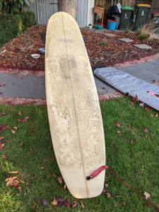 vintage 9'6 longboard mal surfboard