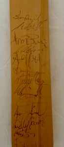 Mini Cricket Bat signed by the West Indies