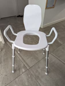 New Toilet seat riser / shower chair