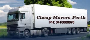 FROM $60 PER HOUR MAN & TRUCK,CHEAP MOVERS-REMOVALS-REMOVALIST PERTH