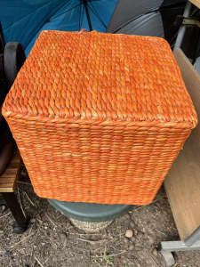 Orange Foot stool