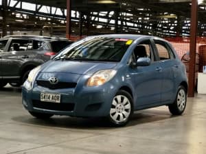 2008 Toyota Yaris NCP91R YRS Blue 4 Speed Automatic Hatchback
