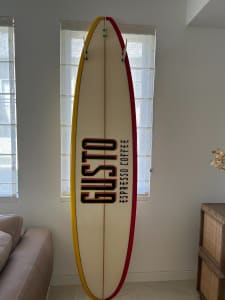 Gusto - as new Surfboard with FCS Fins