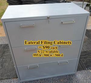 File Cabinet Storage - Lateral 3 Drawer