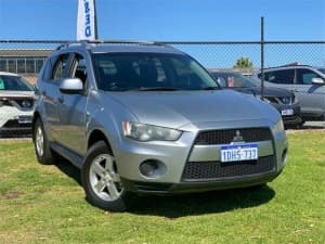 2010 Mitsubishi Outlander ZH MY11 LS Silver 6 Speed CVT Auto Sequential Wagon