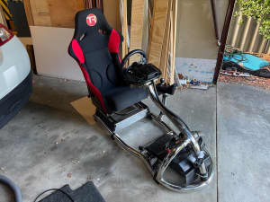 Driving Simulator, Trak Racer PC driving rig with Logitech wheel