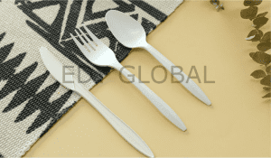 50PC 6in Disposable cutlery Biodegradable Fork / Knife / Spoon