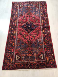 Persian handmade soft wool Hamedan rug 200×100 cm No: 67