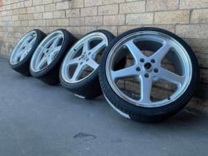 NEW Walky 20" STAGGERED Walky Stamp Wheels HOLDEN TYRES VZ VY VK VL