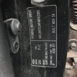 2805 - Hyundai i20 2015 wrecking
