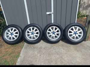 4x 15 inch wheels