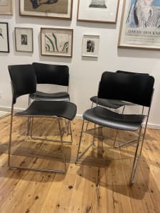 4 designer chairs by David Rolland 40/4 for Howe