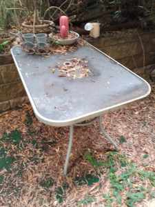 FREE Glass top outdoor table
