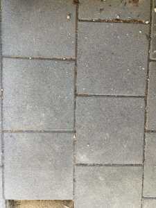 Pavers 300mm x 300mm, approx 550