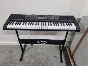 Alpha piano keyboard