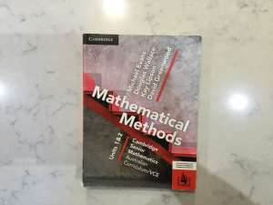Cambridge Mathematical Methods Unit 1&2