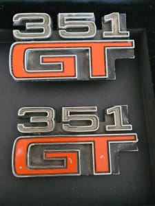 Ford 351 GT Genuine Badges pair open to genuine offers Bundall Gold Coast City Preview