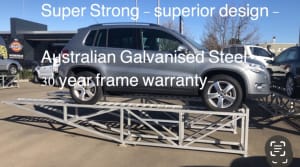 Large Car Ramps 4.9 metres long 500 mm wide