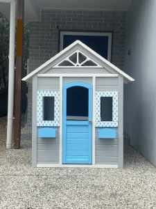 Freshly painted cubby house