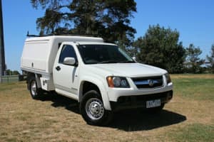 2009 Holden Colorado RC MY09 LX 4x2 White 4 Speed Automatic Cab Chassis