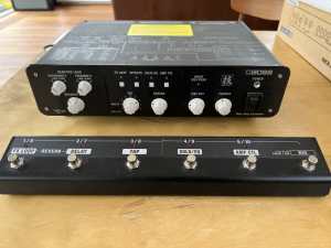 Boss WAZA tube amp expander and GAFC multi footswitch