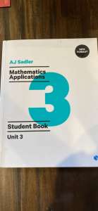 Maths applications student book unit 3