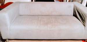 2 seat sofa, nearly 3,very solid needs a bit of clean,so strong.