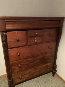 Cedar pine drawers Antique