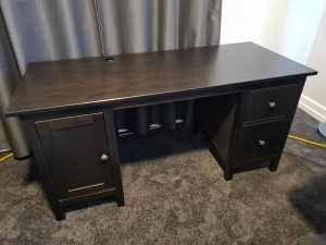 Gorgeous dark, executive style wood desk